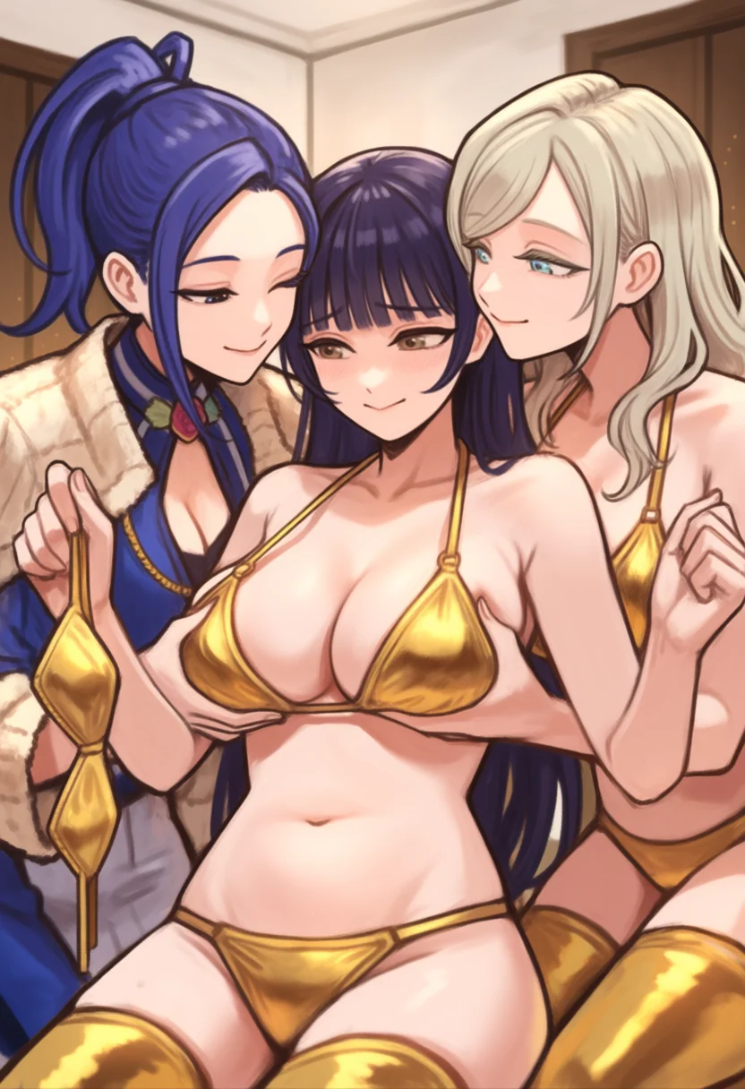 Matara Okina, Matsuura Kanan, Yakushiji Saaya, Mayuzumi Fuyuko, Raiden Shogun, Narberal Gamma — NSFW Gallery